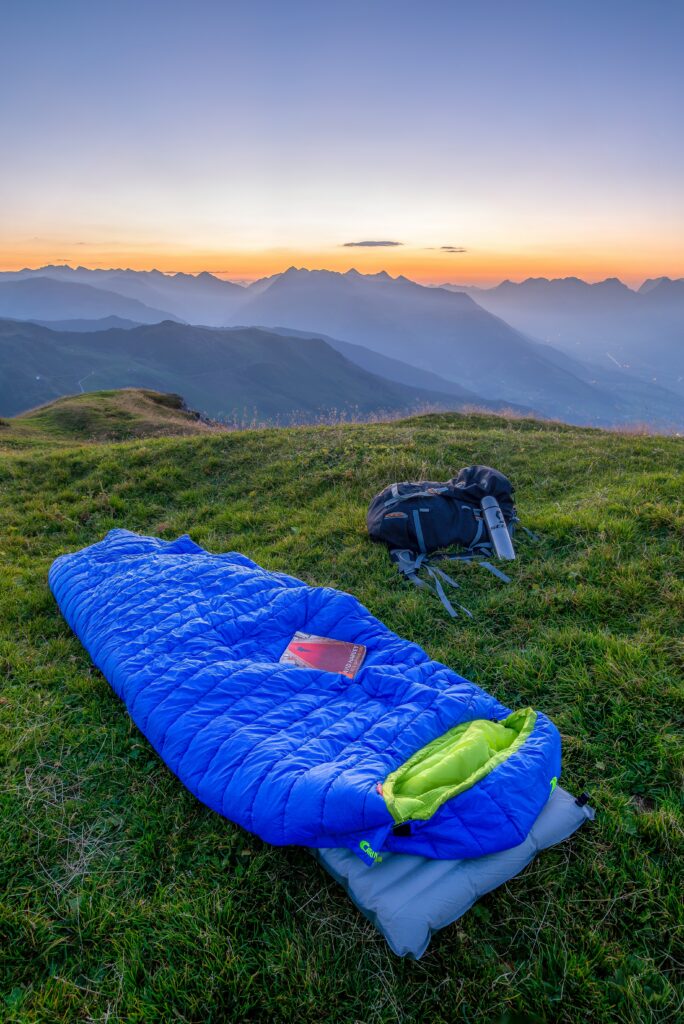 sac de couchage en trek